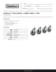 Steelton Metal Products 465CASTER4 Specsheet