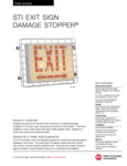 STI-9640 & STI-9740 EXIT SIGN DAMAGE STOPPER Spec Sheet
