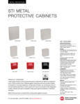 STI METAL PROTECTIVE CABINETS Spec Sheet