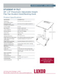 STUDENT-P-TILT spec sheet