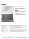 Summit SPRF26 Spec Sheet