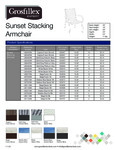 Grosfillex Sunset Stacking Armchairs