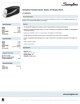 Swingline S7048200B Spechsheet