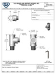 T&S B-TEE-RGD Spec Sheet