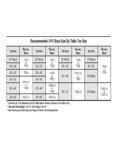 American Tables & Seating 3 Piece Base Kit Specs
