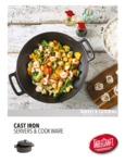 Tablecraft Cast Iron Servers Cookware Specsheet