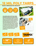 Tarpex 12 Mil Tarp Spec Sheet