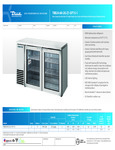 TBB24-60-2G-Z1-SFT-S-1 True Specs TBB24-60-2G-Z1-SFT-S-1 True Specs