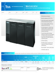 TBB24-72-3S-Z1-SFT-B-1 True Specs TBB24-72-3S-Z1-SFT-B-1 True Specs