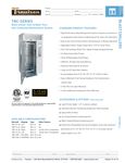 Traulsen TBC Series Specs Traulsen TBC Series Specs