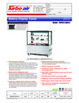 BAKERY CASE 60"REFRIG 3 SHEL SS R290--51.38X59X27.5 spec sheet BAKERY CASE 60"REFRIG 3 SHEL SS R290--51.38X59X27.5 spec sheet
