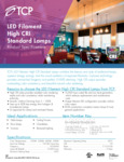 Tcp Dimmable LED Filament High CRI Standard Lamp SpecSheet