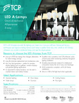 TCP LED A-Lamps SpecSheet