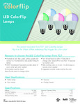 TCP LED ColorFlip Lamps SpecSheet TCP LED ColorFlip Lamps SpecSheet