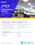 TCP LED T8 Tubes SpecSheet