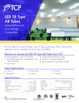 TCP LED T8 Type AB Tubes SpecSheet TCP LED T8 Type AB Tubes SpecSheet