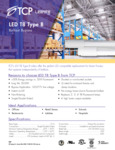 TCP LED T8 Type B Tubes SpecSheet TCP LED T8 Type B Tubes SpecSheet