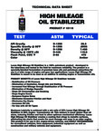 Lucas Oil High Mile Oil Stabilizer Specs