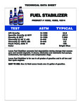 Lucas Oil Fuel Stabilizer Specs