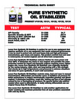 lucas Oil Pure Synethetic Oil Stabilizer Specs lucas Oil Pure Synethetic Oil Stabilizer Specs