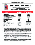 Lucas Oil Synthetic Motor Oil Specs Lucas Oil Synthetic Motor Oil Specs
