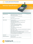 LRS TX-7471 Specsheet LRS TX-7471 Specsheet