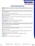 Tennsco Standard Cabinet Specifications Tennsco Standard Cabinet Specifications