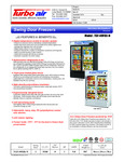 Turbo Air Refrigeration Specsheet Turbo Air Refrigeration Specsheet