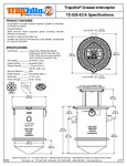 Thermaco Trapzilla99 TZ-525-ECA SpecSheet