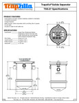Thermaco Trapzilla TSS-27 SpecSheet Thermaco Trapzilla TSS-27 SpecSheet