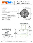 Thermaco Trapzilla TSS-70-ECA SpecSheet Thermaco Trapzilla TSS-70-ECA SpecSheet