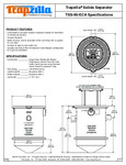 Thermaco Trapzilla TSS-95-ECA SpecSheet