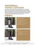 Thermal Containers_Universal_2025_Sell Sheet