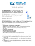Spec Sheet Spec Sheet