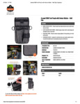 TOOL POUCH DEVICE HOLSTER BELT CLIP SPEC SHEET