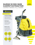 Tornado SURGE 10 MID-SIZE CARPET EXTRACTOR TE070-G10-U Tornado SURGE 10 MID-SIZE CARPET EXTRACTOR TE070-G10-U