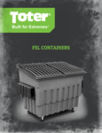 Toter FEL Containers Toter FEL Containers