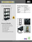Tough Shelf 4TBLK14X22 Spec Sheet Tough Shelf 4TBLK14X22 Spec Sheet