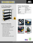 Tough Shelf 4TBY20X48 Spec Sheet