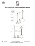 TRACK FITTING CEILING MOUNTED WARMERS AND LUMINIARES TRACK FITTING CEILING MOUNTED WARMERS AND LUMINIARES