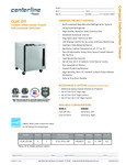 Traulsen CLUC-27F-SD Specsheet Traulsen CLUC-27F-SD Specsheet