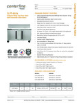 Traulsen Centerline 206-CLPT6024SD