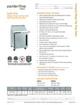 Traulsen Mega Top Prep Tables 206-CLPT271