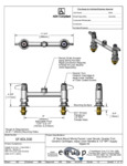 T&S 5F-8DLS00 Spec Sheet T&S 5F-8DLS00 Spec Sheet