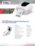 TSC Printer TDP-247-345 Spec Sheet