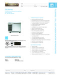TU Series 44in Full Size Undercounter Spec TU Series 44in Full Size Undercounter Spec