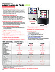Turbo Air Bakery Case Spec Sheet Turbo Air Bakery Case Spec Sheet