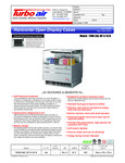 Turbo Air TOM-36L-UF-S-1S-N SpecSheet