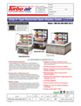 Turbo Air TOM-36L-UFD-B-3SI-N and TOM-36L-UFD-W-3SI-N SpecSheet
