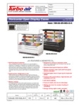 Turbo Air TOM-60L-UFD-B-3S-N and TOM-60L-UFD-W-3S-N SpecSheet